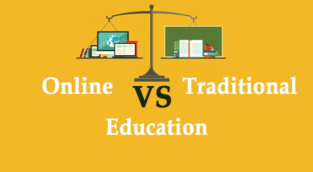 comparison of online learning and traditional learning research paper