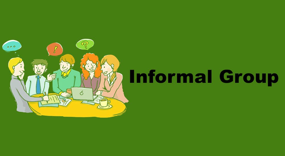 example of formal group and informal group