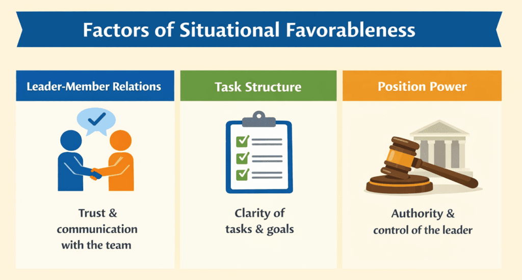 factors of situational favorableness
