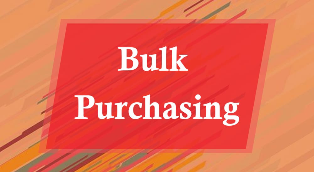 bulk purchasing