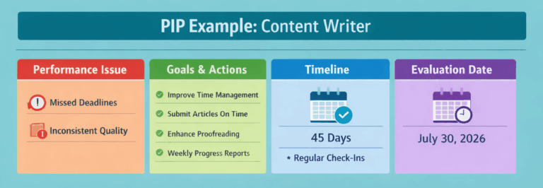 Pip Example Wording Performance Improvement Plan: Definition, Examples & Step‑by‑Step Guide ...