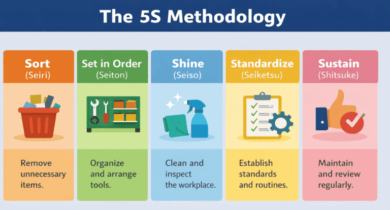 5S Methodology: Steps, Benefits & Implementation - Parsadi