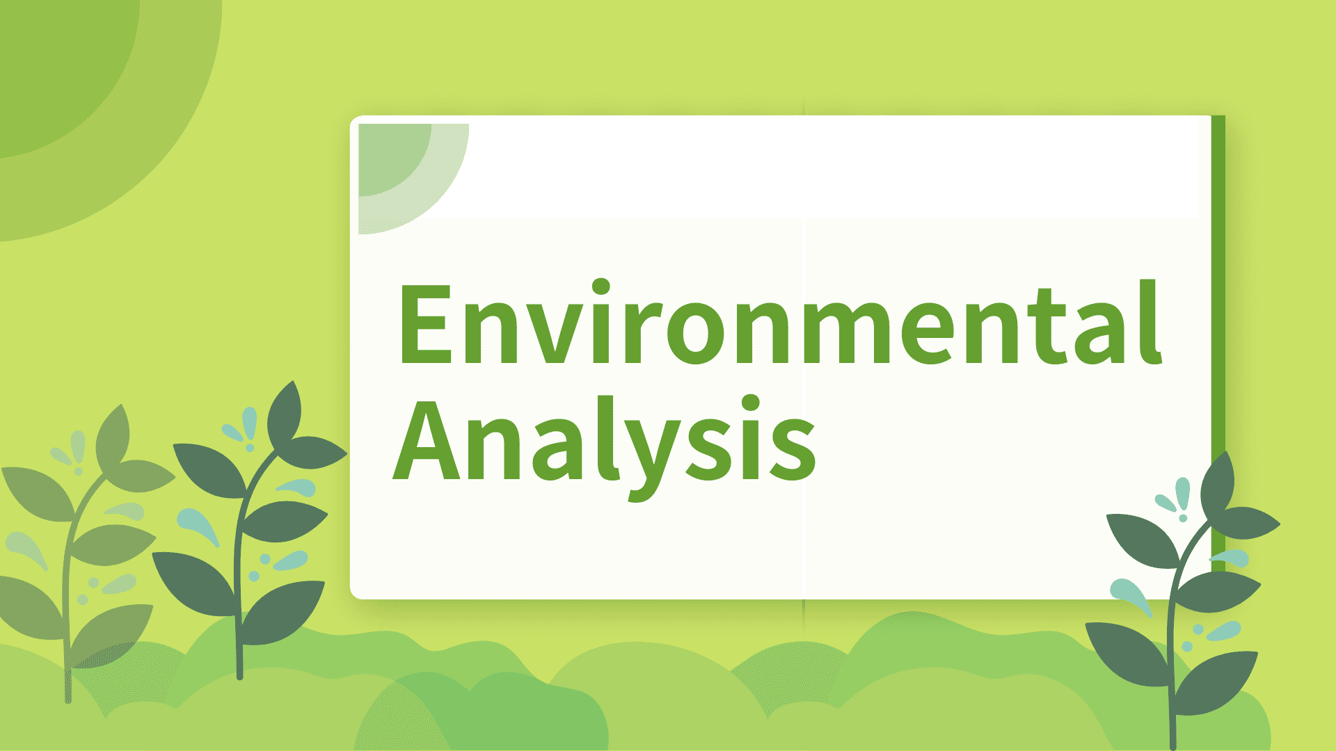 environment analysis on