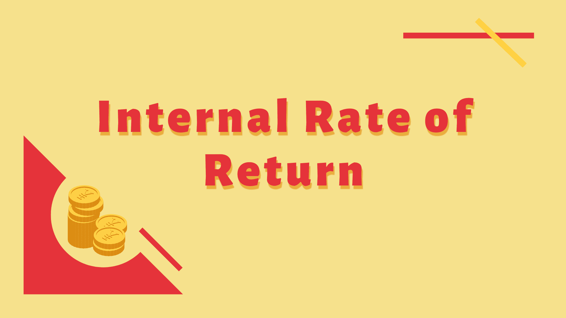 Internal Rate Of Return Definition Finance