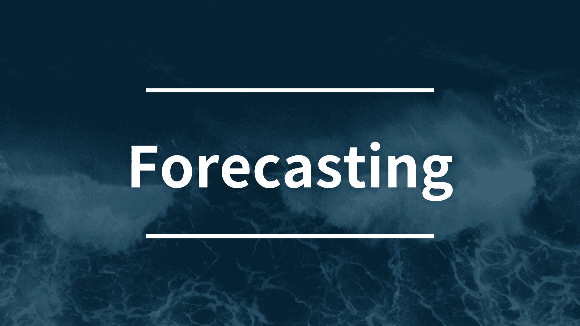 forecasting