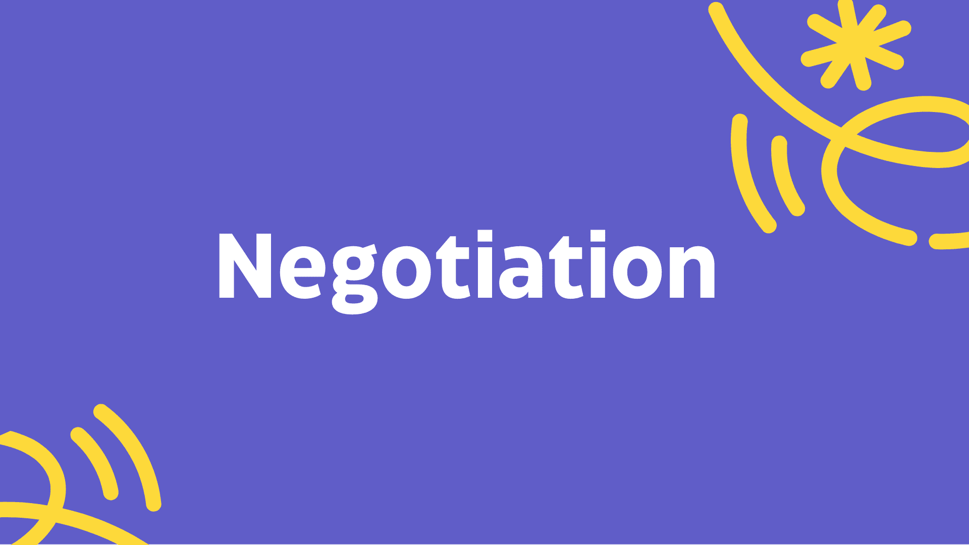 Negotiation (1)