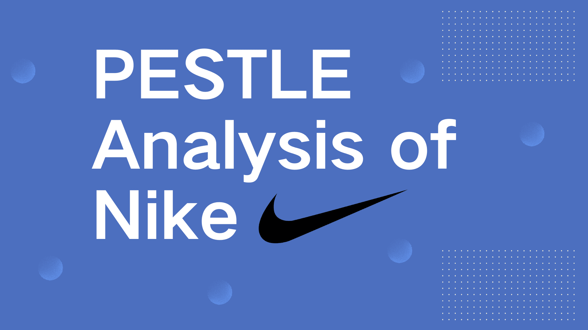 pestle analysis of nike