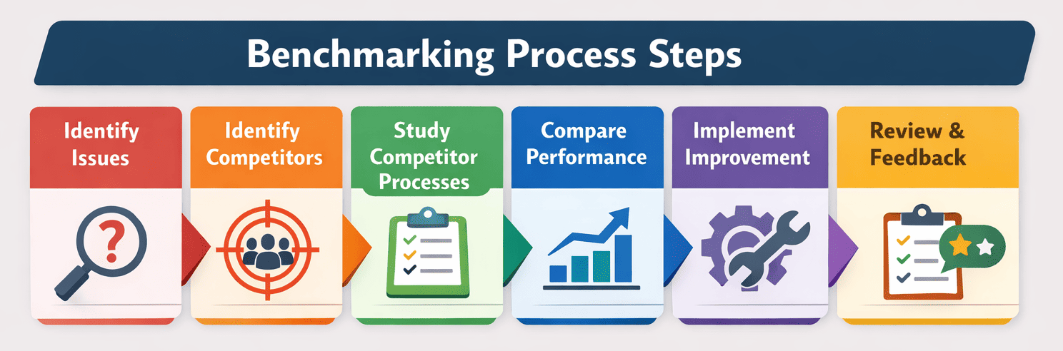 benchmarking process steps