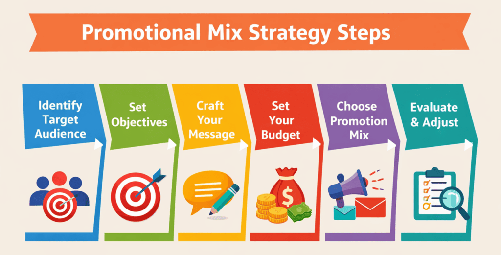 promotional mix strategy steps